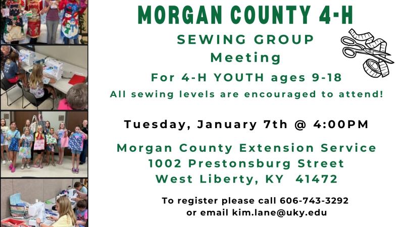 2025 Morgan County 4-H Sewing Group